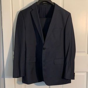 Hugo Boss Navy Blue Suit 42R 36”x30” pants